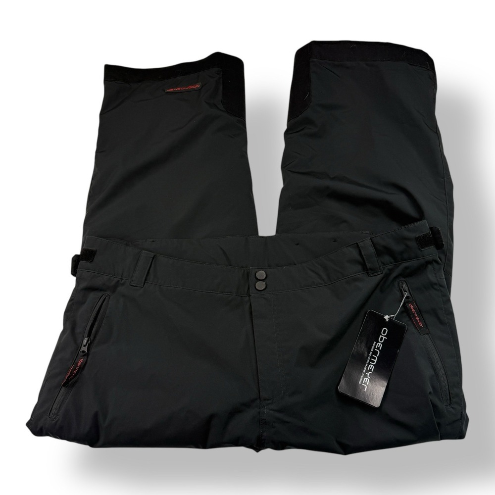 Obermeyer NWT Black Aspen Stretch Snow Pants 2XL Adjustable Waist Ventable Crotc